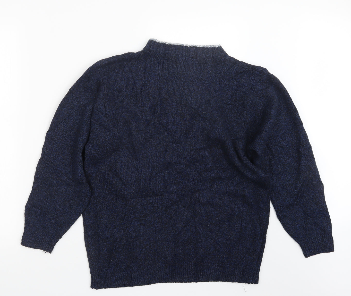 Jinhaolai Womens Blue  Knit Pullover Jumper Size L