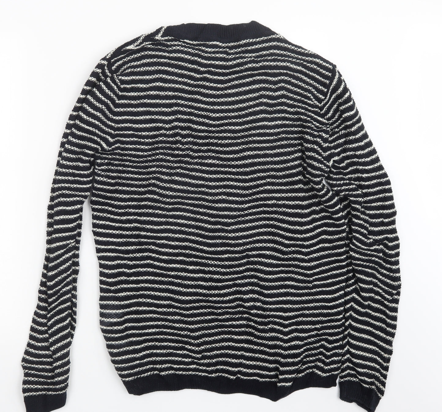 NEXT Mens White  Knit Pullover Jumper Size L