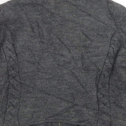 Marks and Spencer Womens Grey  Knit Jacket  Size 16