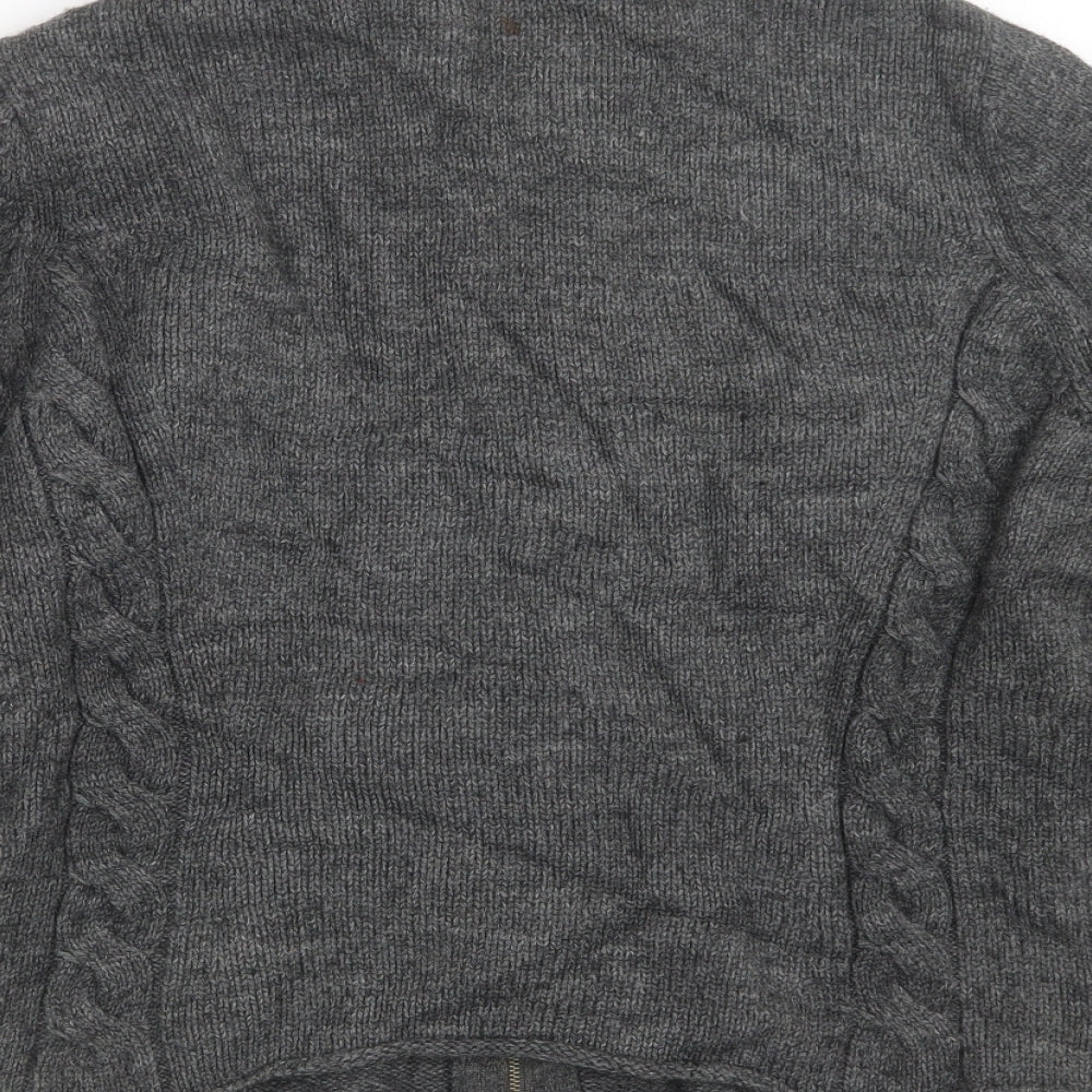 Marks and Spencer Womens Grey  Knit Jacket  Size 16