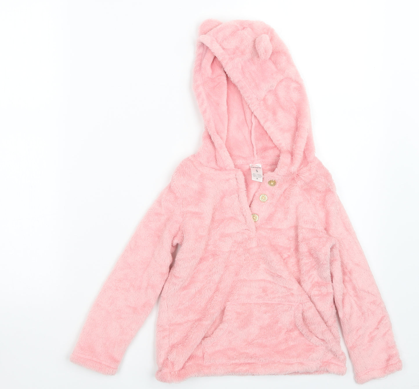 Carter's Girls Pink   Pullover Hoodie Size 5 Years