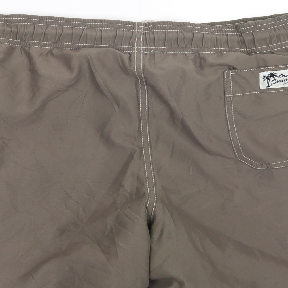 Marks and Spencer Mens Green   Cargo Shorts Size L - Swim Short
