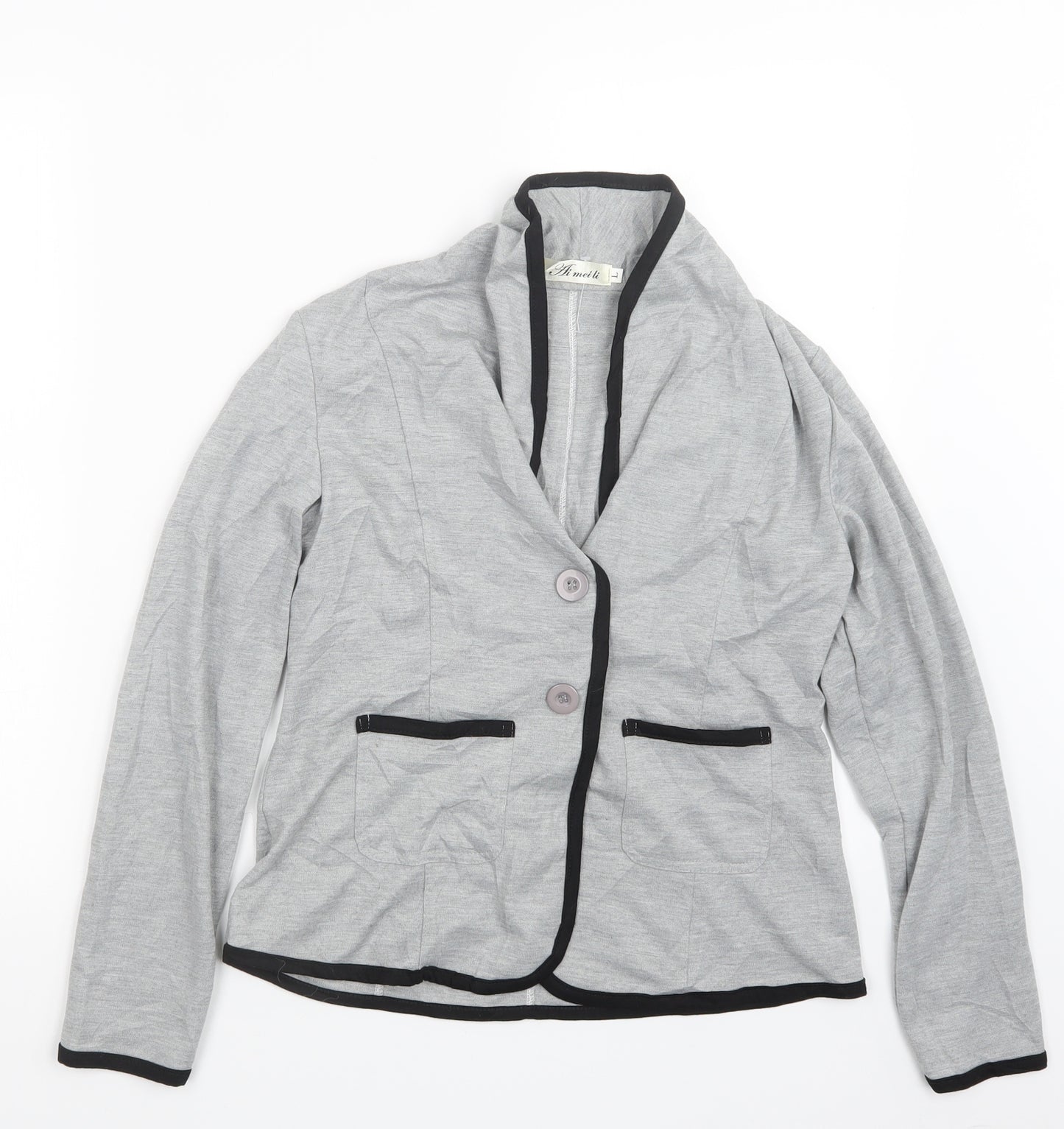 Ai mei li Womens Grey   Jacket  Size L
