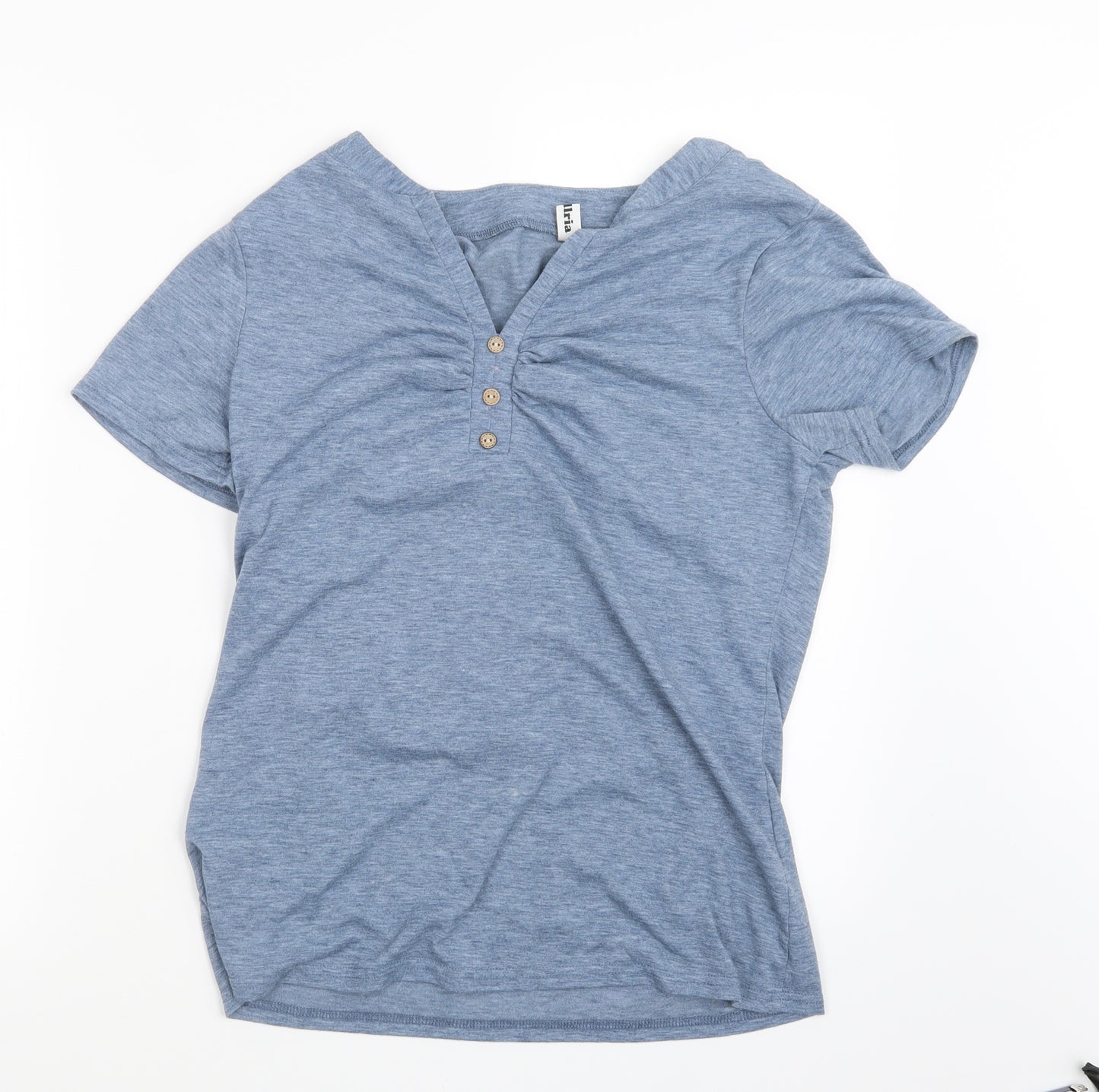 Abollria Womens Blue   Basic T-Shirt Size M