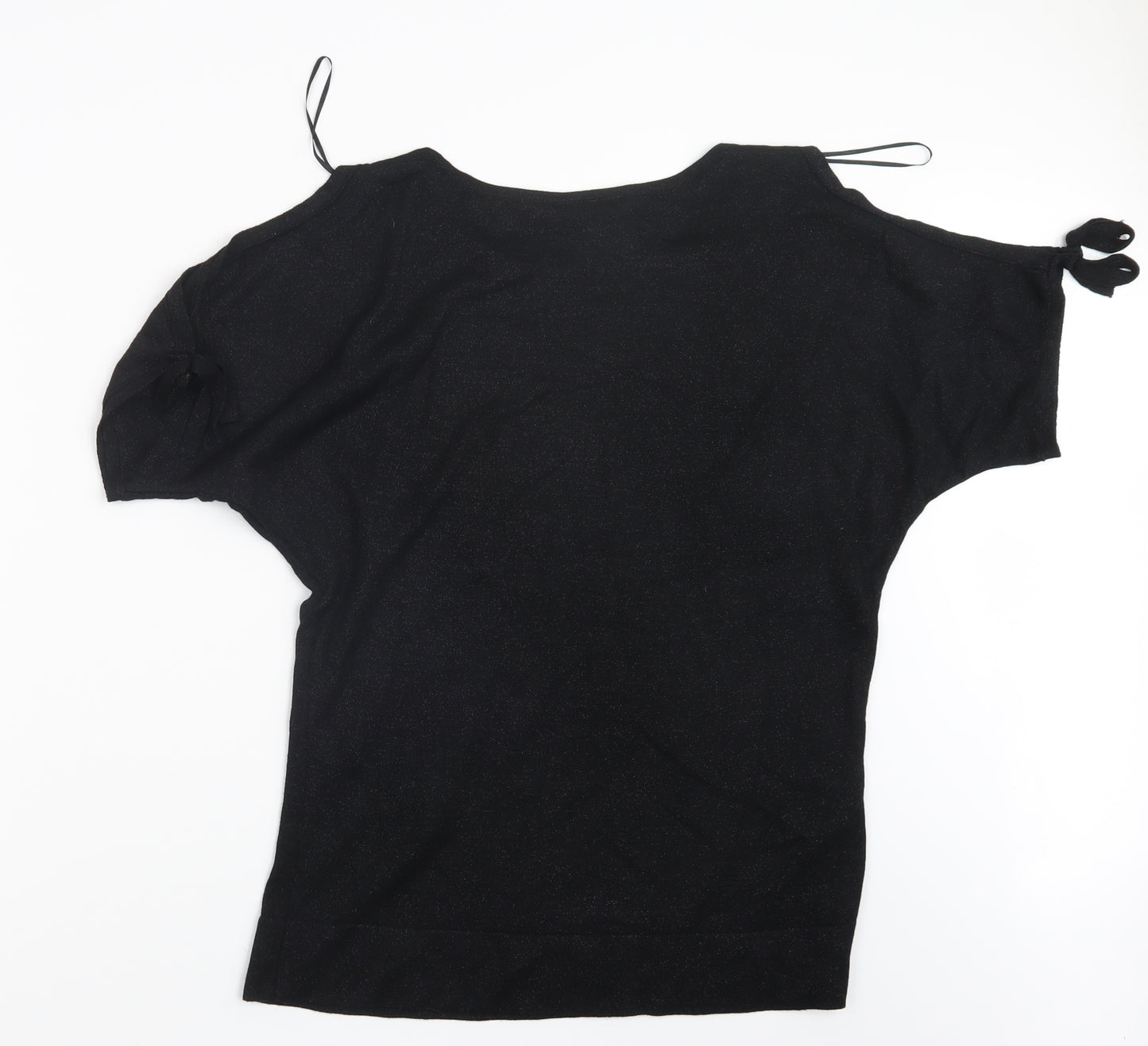 Wallis Womens Black  Knit Pullover Jumper Size M