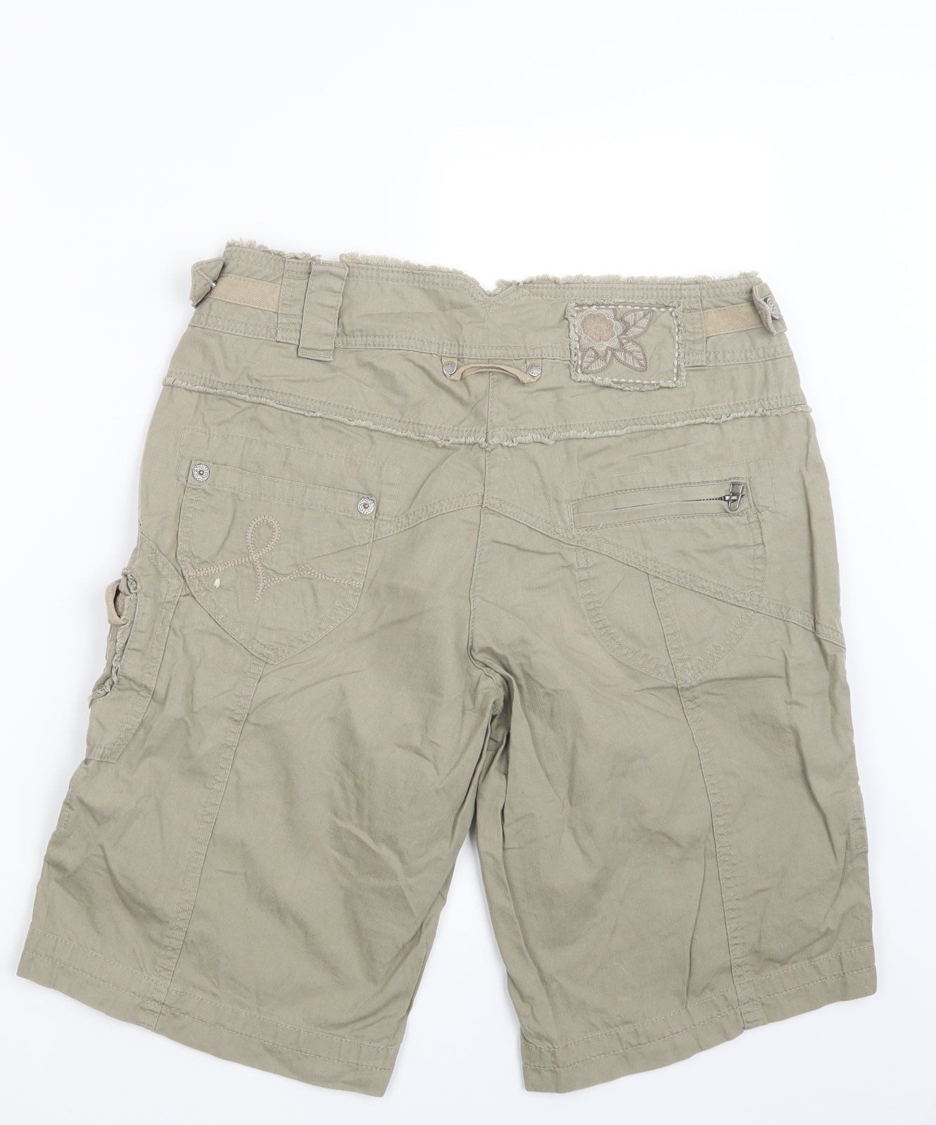 NEXT Womens Beige   Cargo Shorts Size 12