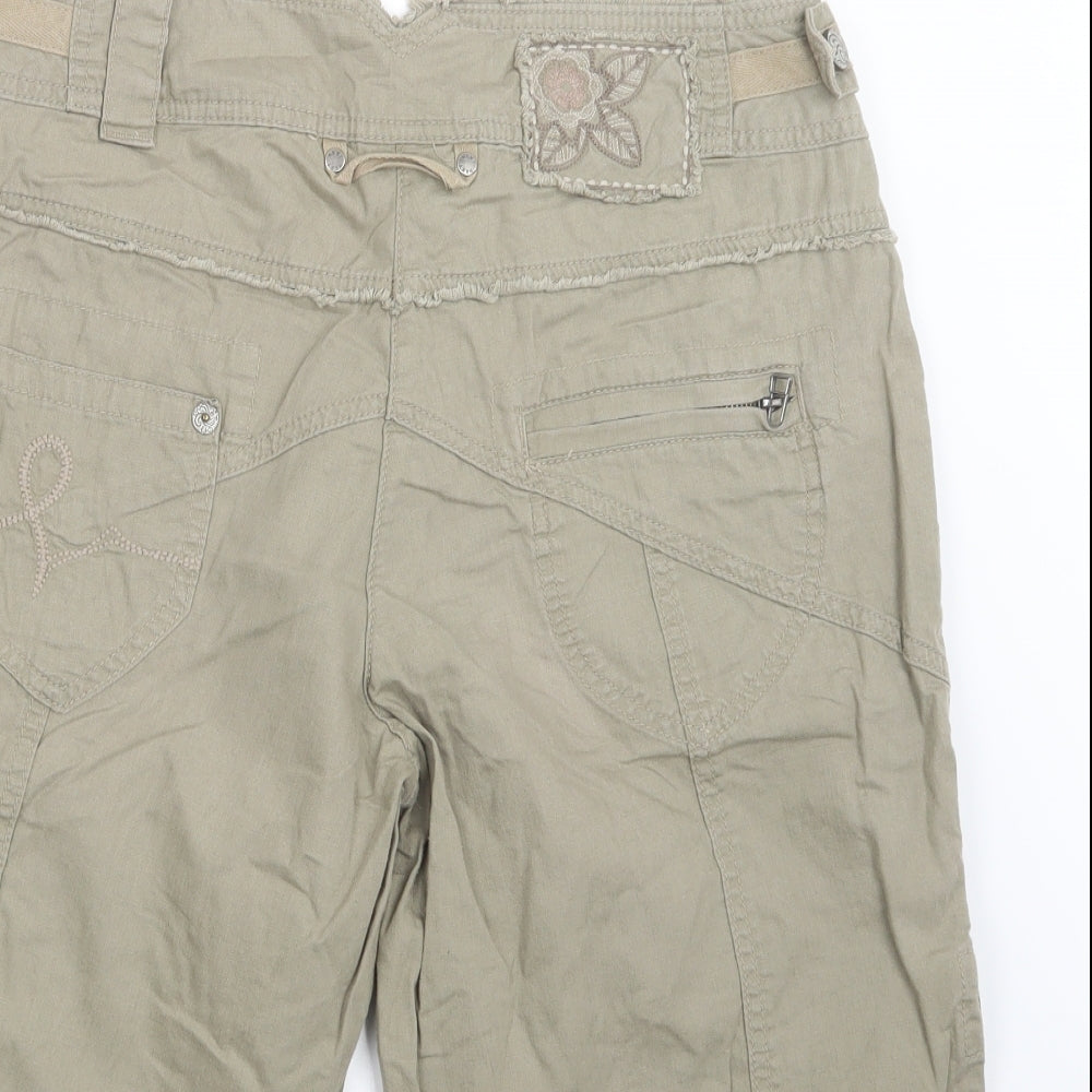 NEXT Womens Beige   Cargo Shorts Size 12