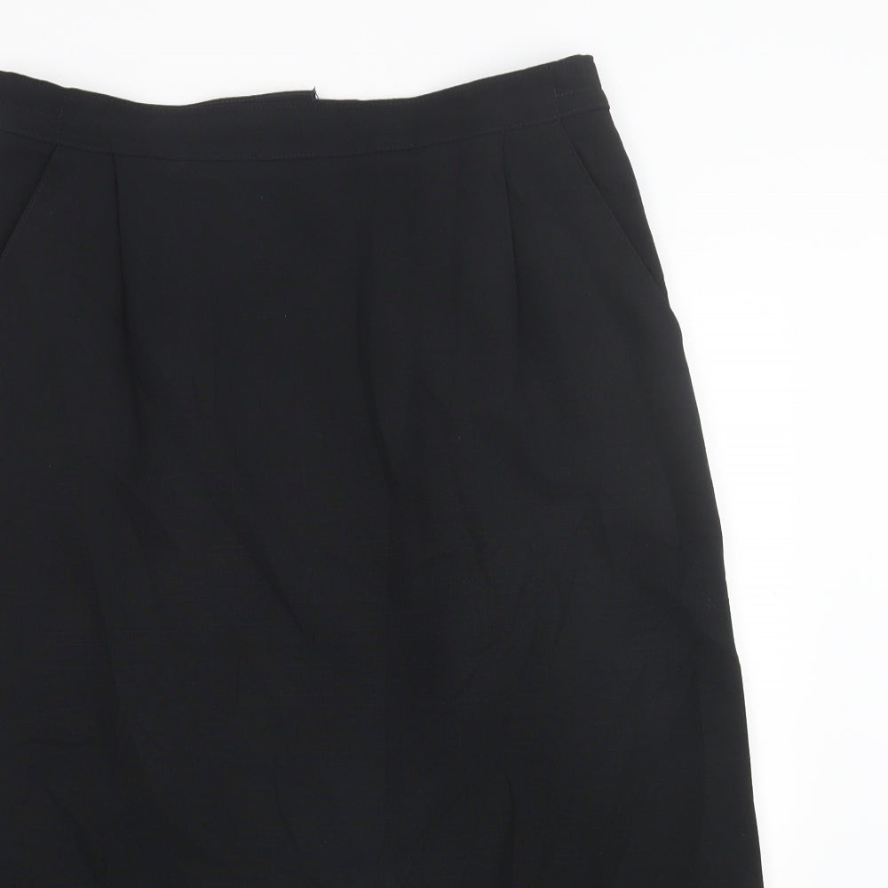 C&A Womens Black   Straight & Pencil Skirt Size 14