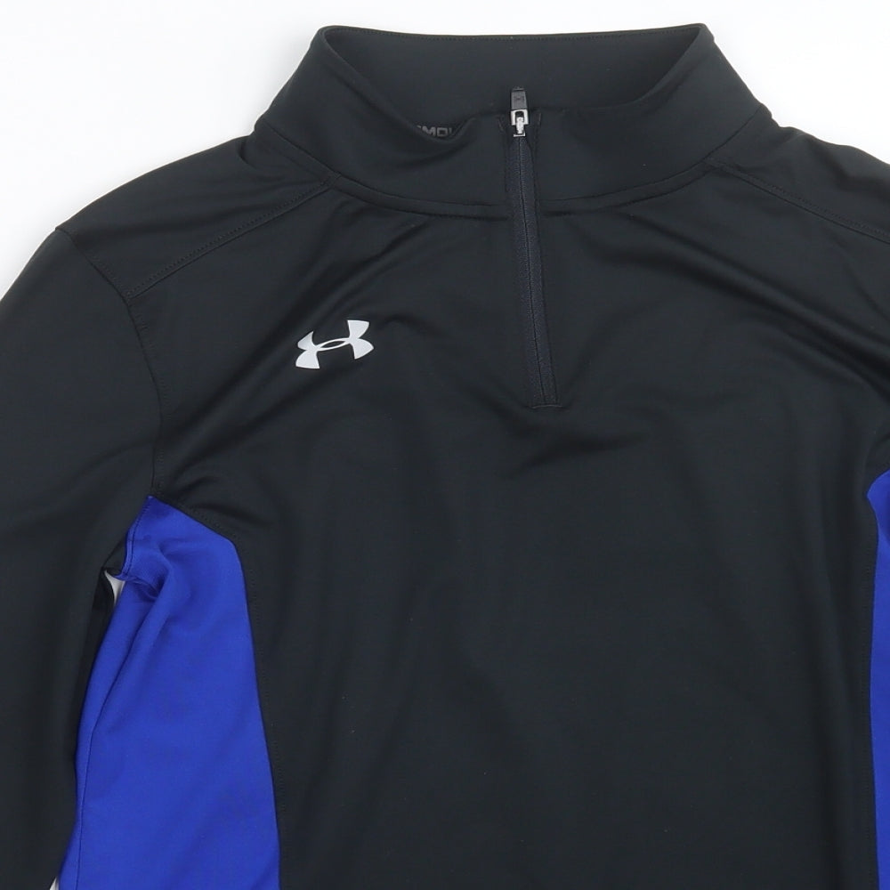 Under armour Boys Black   Basic T-Shirt Size 14-15 Years