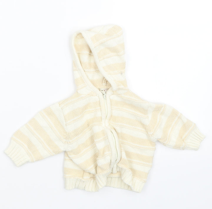 Little Bundloe  Beige  Knit Jacket  Size 3-6 Months