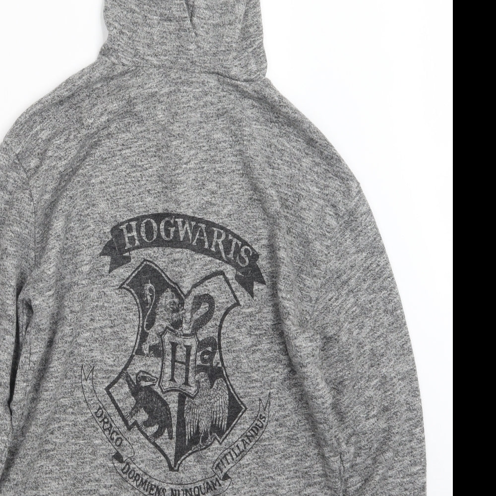 Primark Womens Grey   Pullover Hoodie Size 10  - Harry Potter