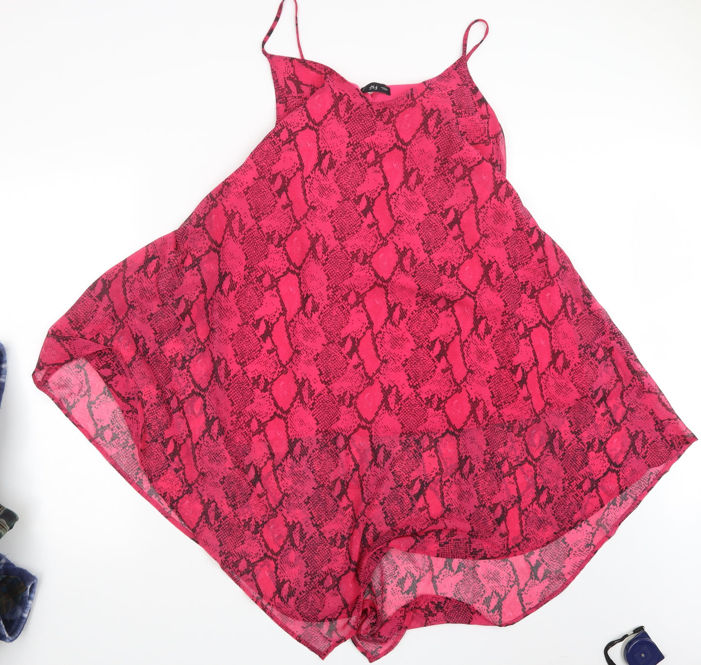 F&F Womens Pink Animal Print  A-Line  Size 10