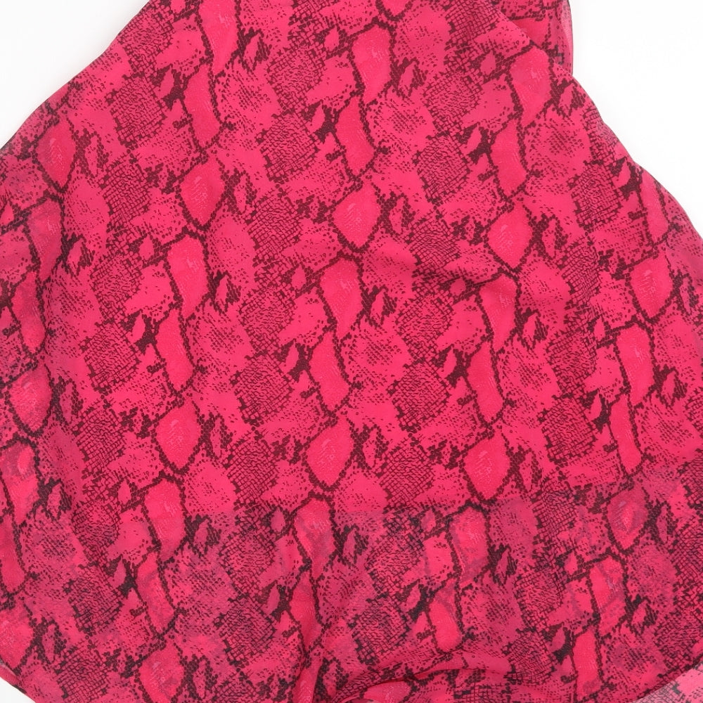 F&F Womens Pink Animal Print  A-Line  Size 10