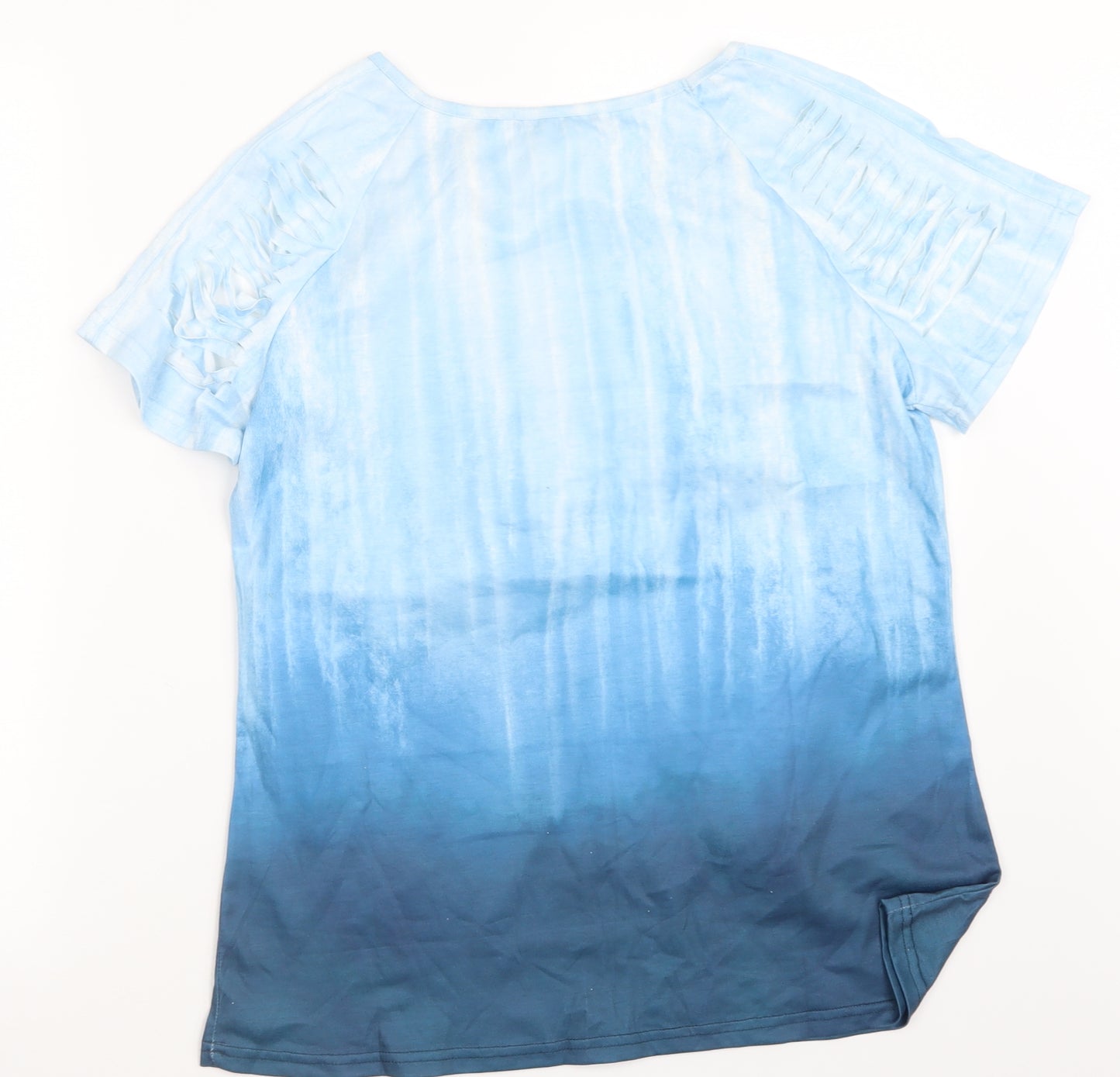 Yoins Womens Blue   Basic T-Shirt Size 12