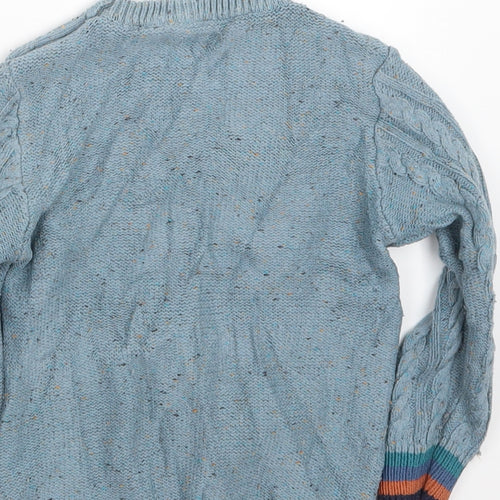 NEXT Boys Blue  Knit Pullover Jumper Size 3-4 Years
