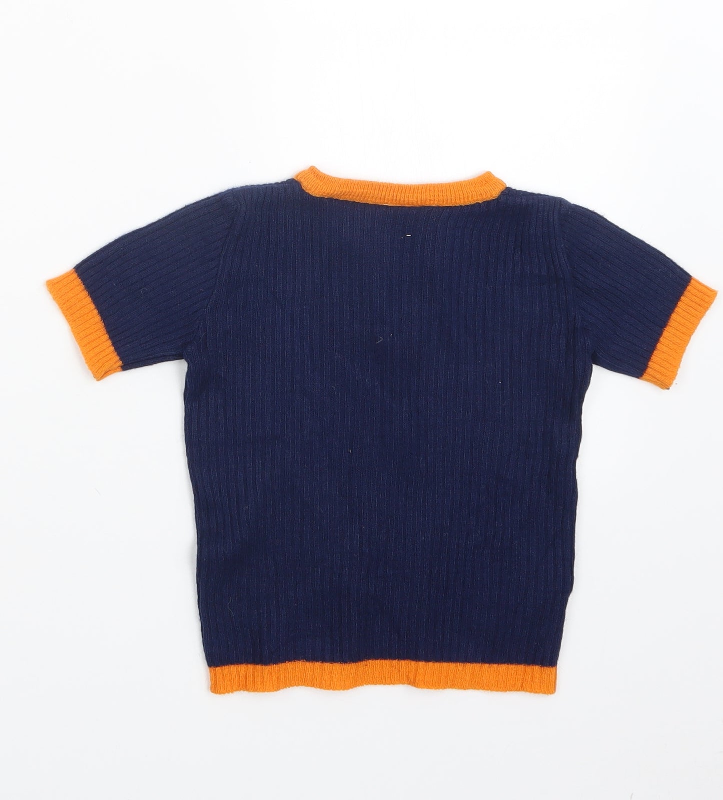 Mothercare Boys Blue  Knit Pullover Jumper Size 4-5 Years