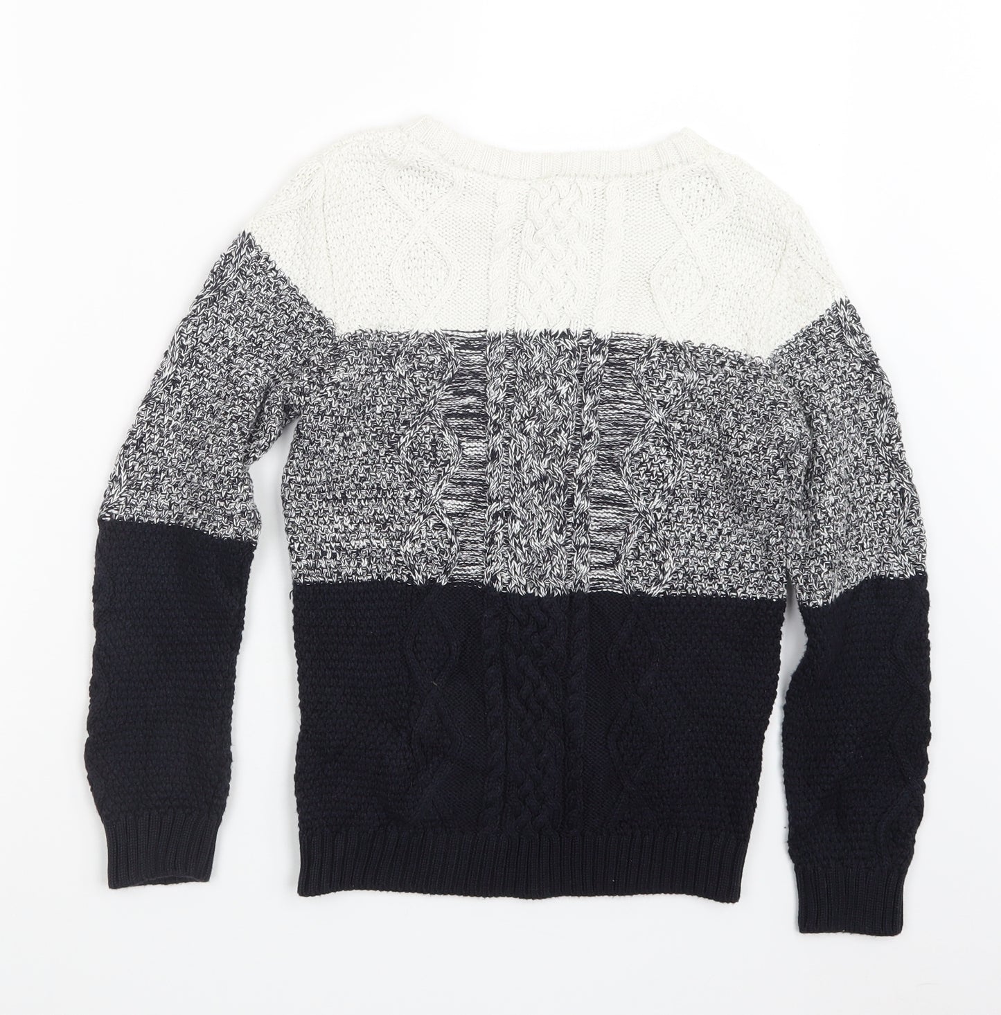 Marks and Spencer Boys Blue  Knit Pullover Jumper Size 9-10 Years