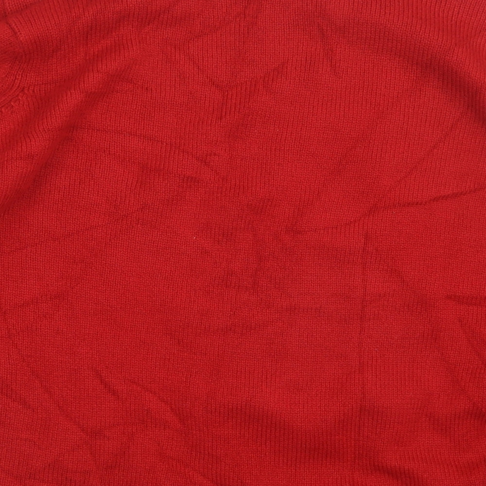 Marisota Womens Red  Knit Pullover Jumper Size 20