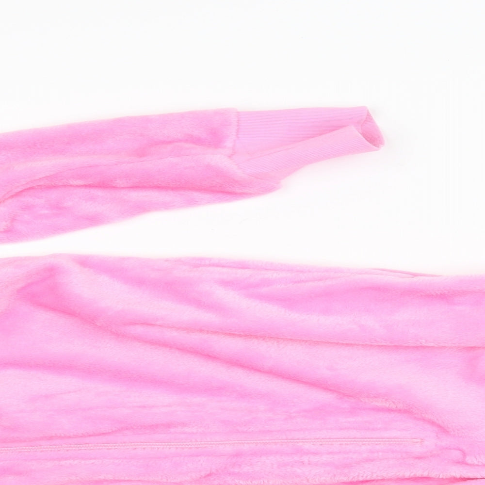 Marks and Spencer Womens Pink Geometric  Top One Piece Size L  - Percy Pig
