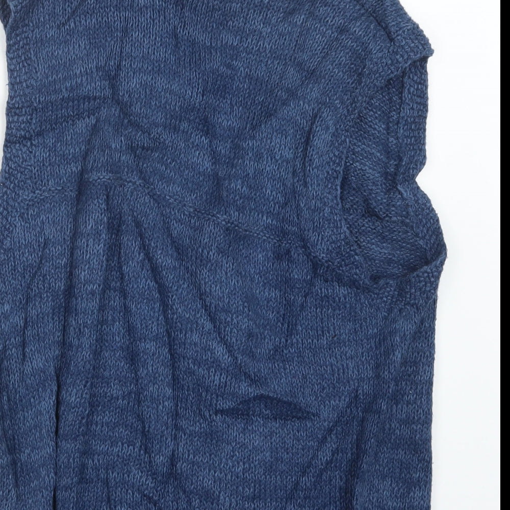 The Traders Womens Blue  Knit Cardigan Jumper Size M