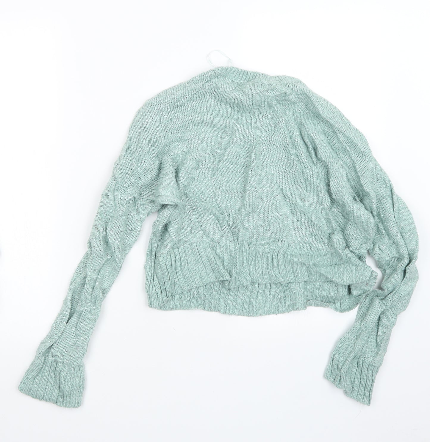 New Look Womens Green  Knit Pullover Jumper Size S