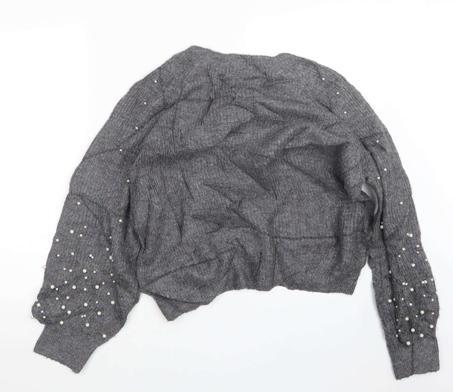 Marks and Spencer Womens Grey  Knit Pullover Jumper Size M