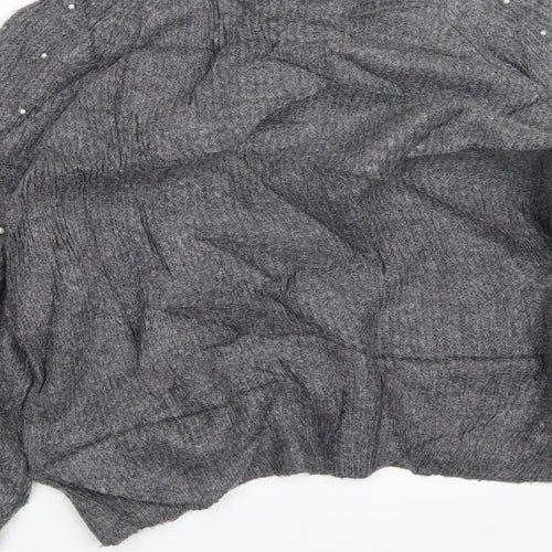 Marks and Spencer Womens Grey  Knit Pullover Jumper Size M