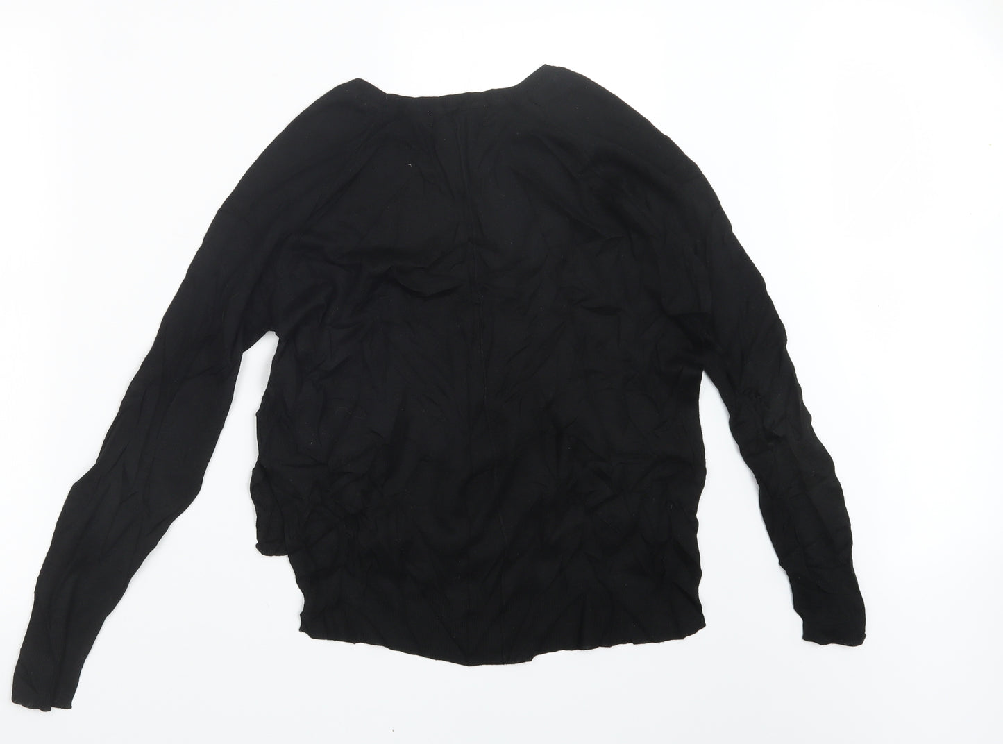 Zara Knit Womens Black   Pullover Jumper Size M