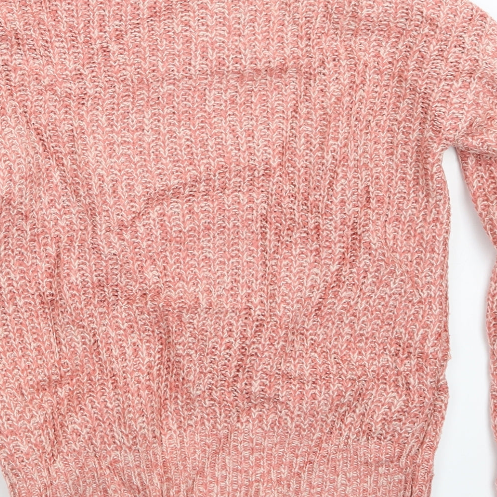 Dorothy Perkins Womens Pink  Knit Pullover Jumper Size 10
