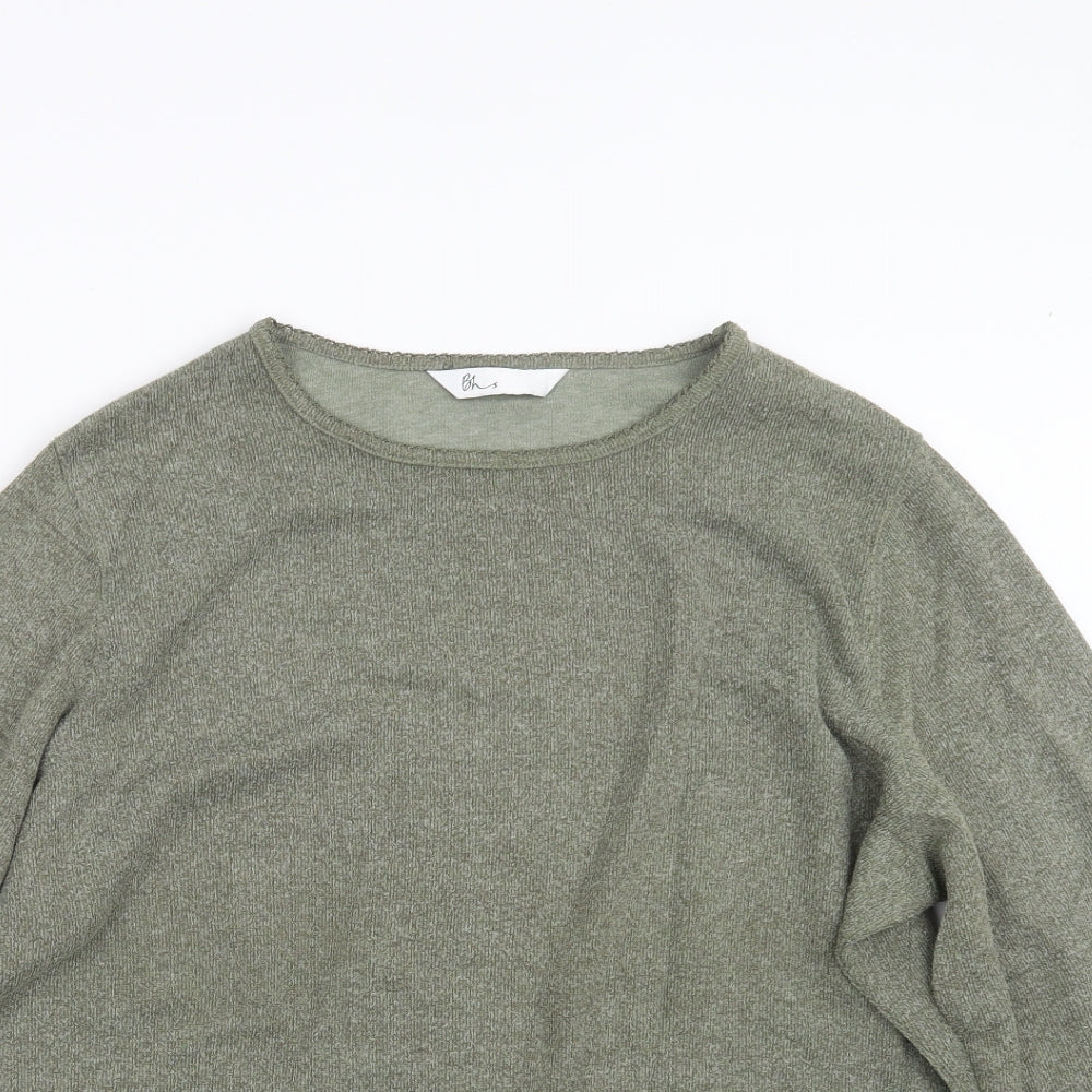 BHS Womens Green   Pullover Jumper Size 18