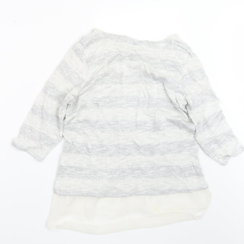 George Womens Grey  Knit Pullover Jumper Size 14