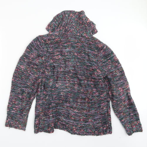 Poppy Womens Purple  Knit Cardigan Jumper Size 14