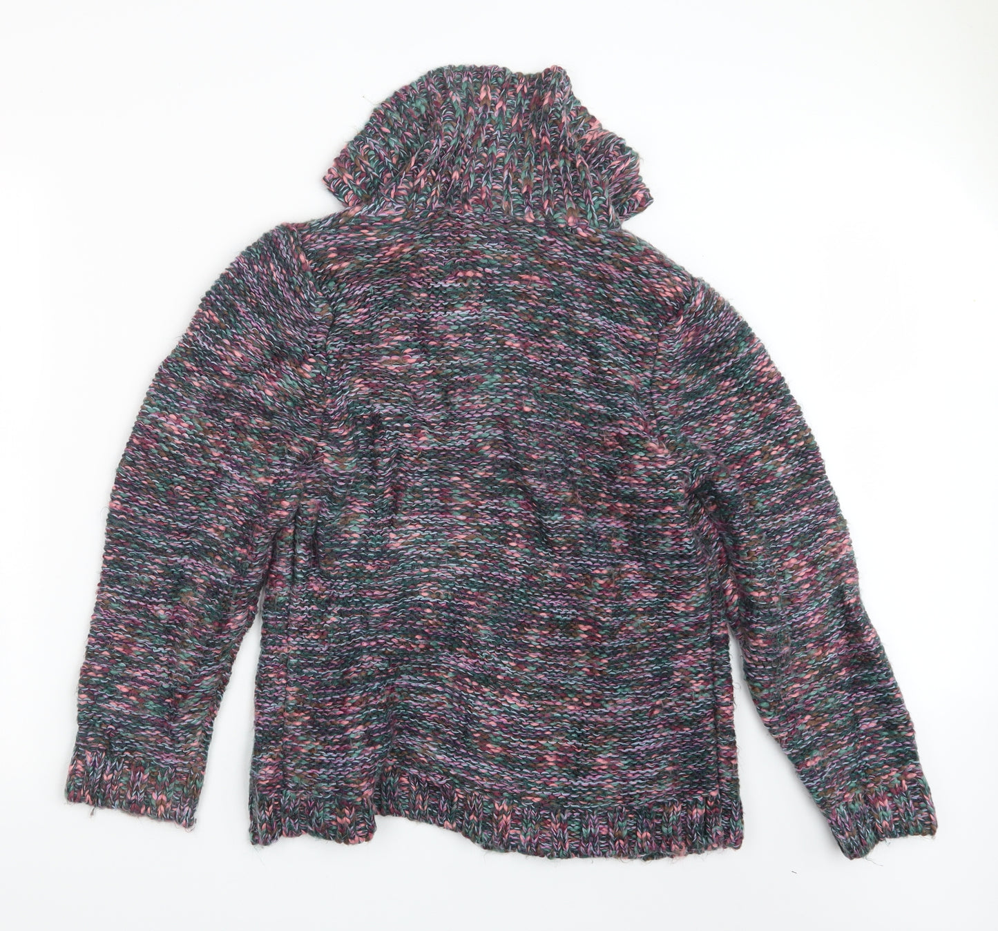Poppy Womens Purple  Knit Cardigan Jumper Size 14