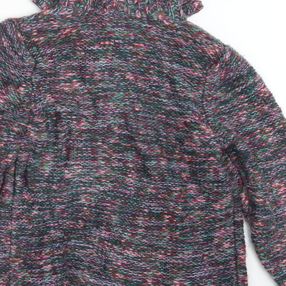 Poppy Womens Purple  Knit Cardigan Jumper Size 14