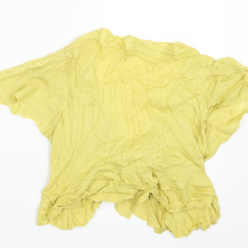 Marks and Spencer Womens Yellow   Cardigan Jumper Size 22