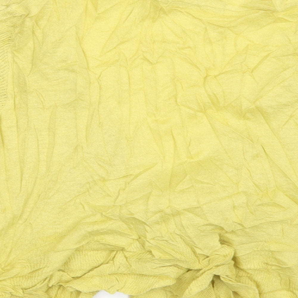 Marks and Spencer Womens Yellow   Cardigan Jumper Size 22