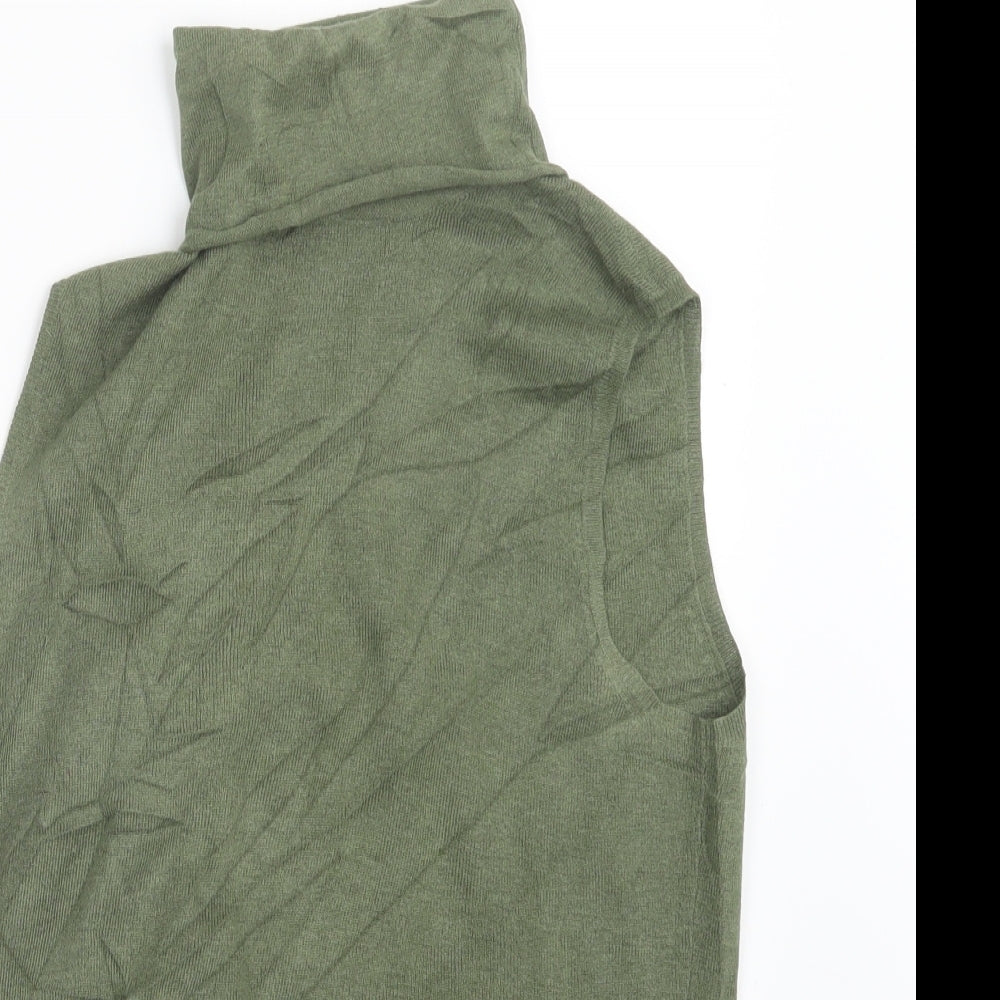 Jigsaw Womens Green  Knit Pullover Jumper Size M