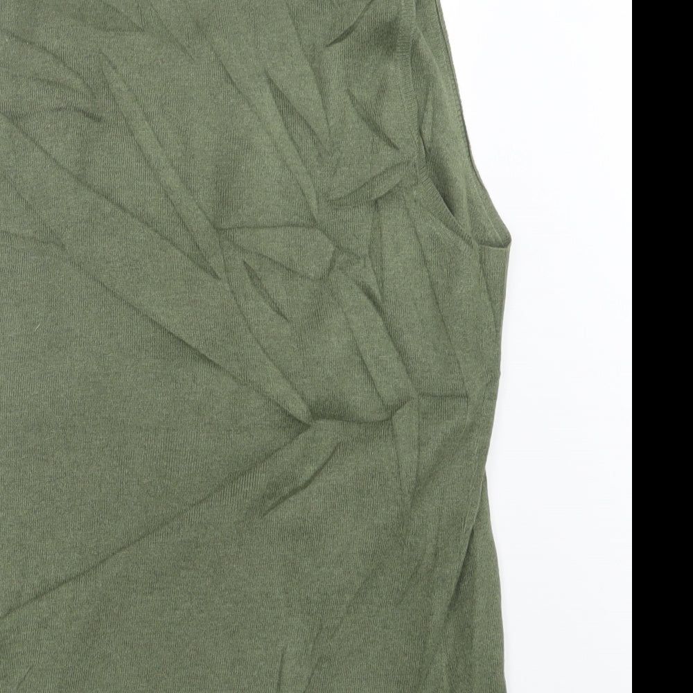 Jigsaw Womens Green  Knit Pullover Jumper Size M