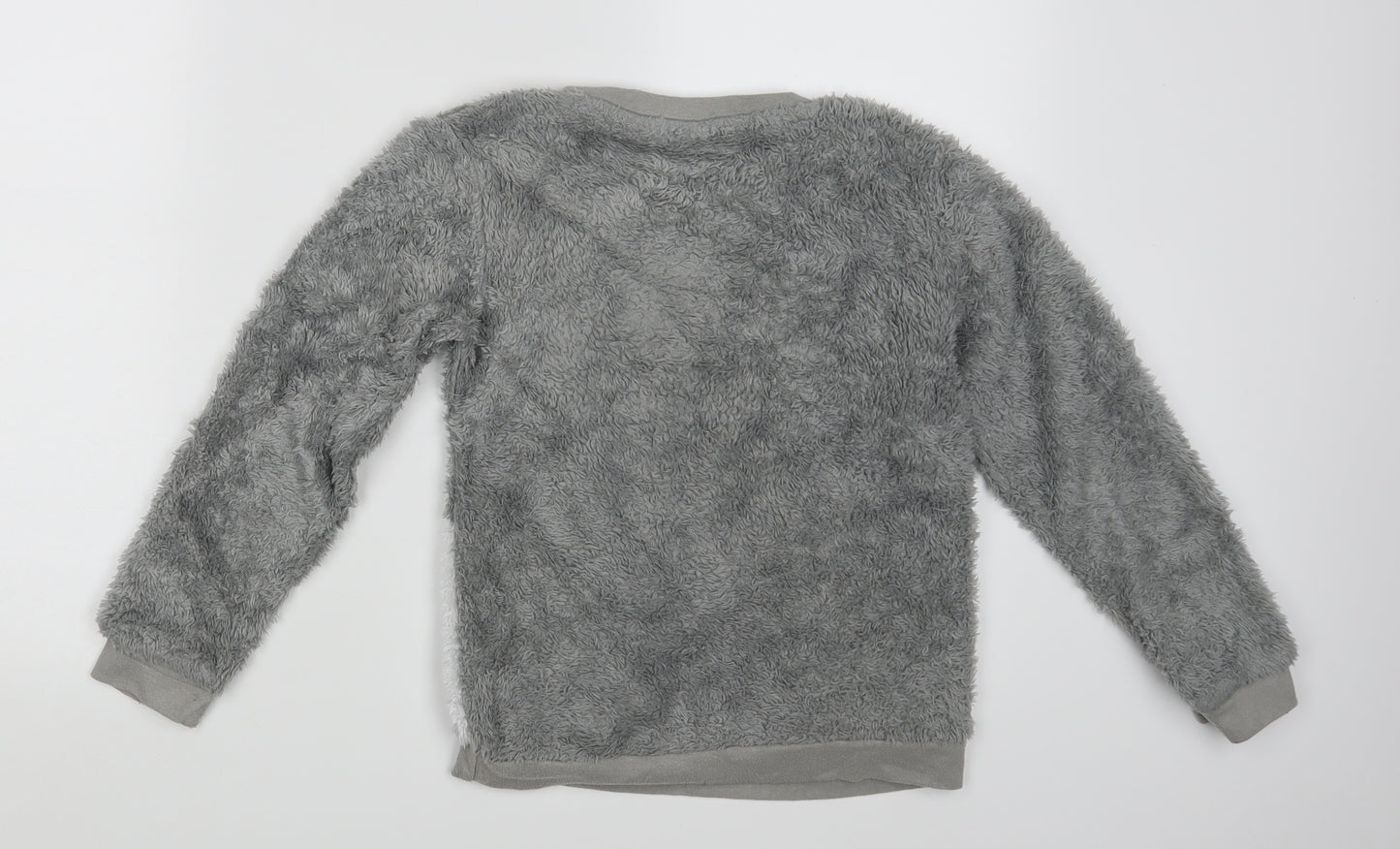 TU Girls Grey   Pullover Jumper Size 9 Years