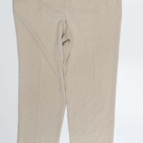 Marcona Womens Beige   Chino Trousers Size 18 L28 in