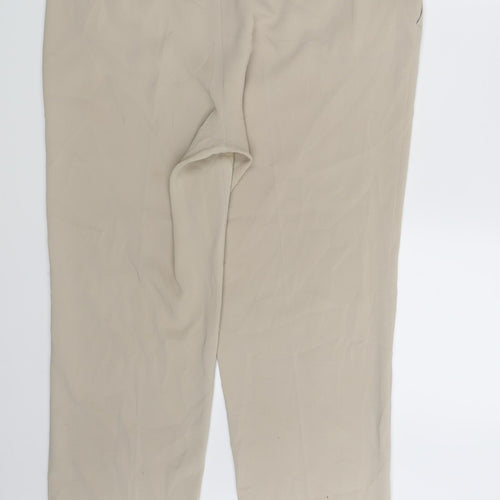 Marcona Womens Beige   Chino Trousers Size 18 L28 in