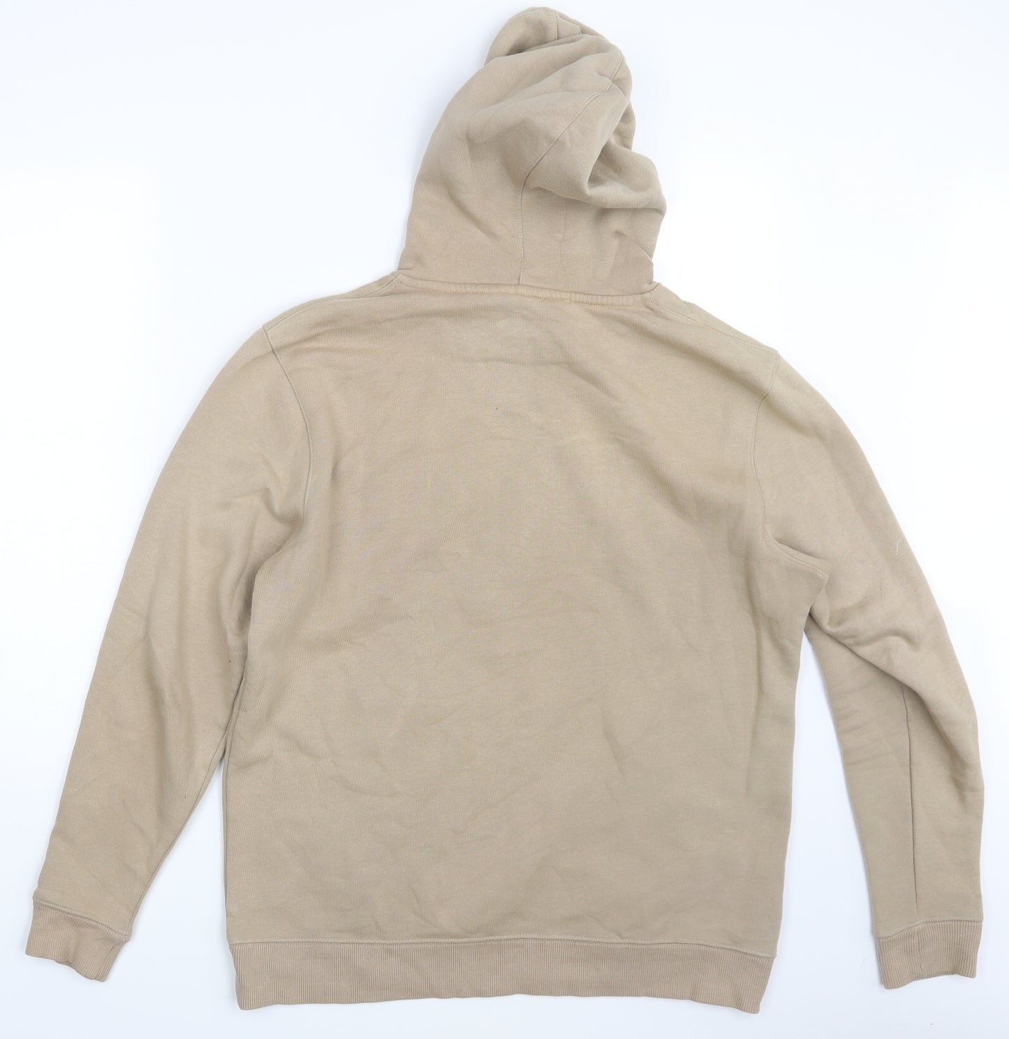 GK Mens Beige   Pullover Hoodie Size XL