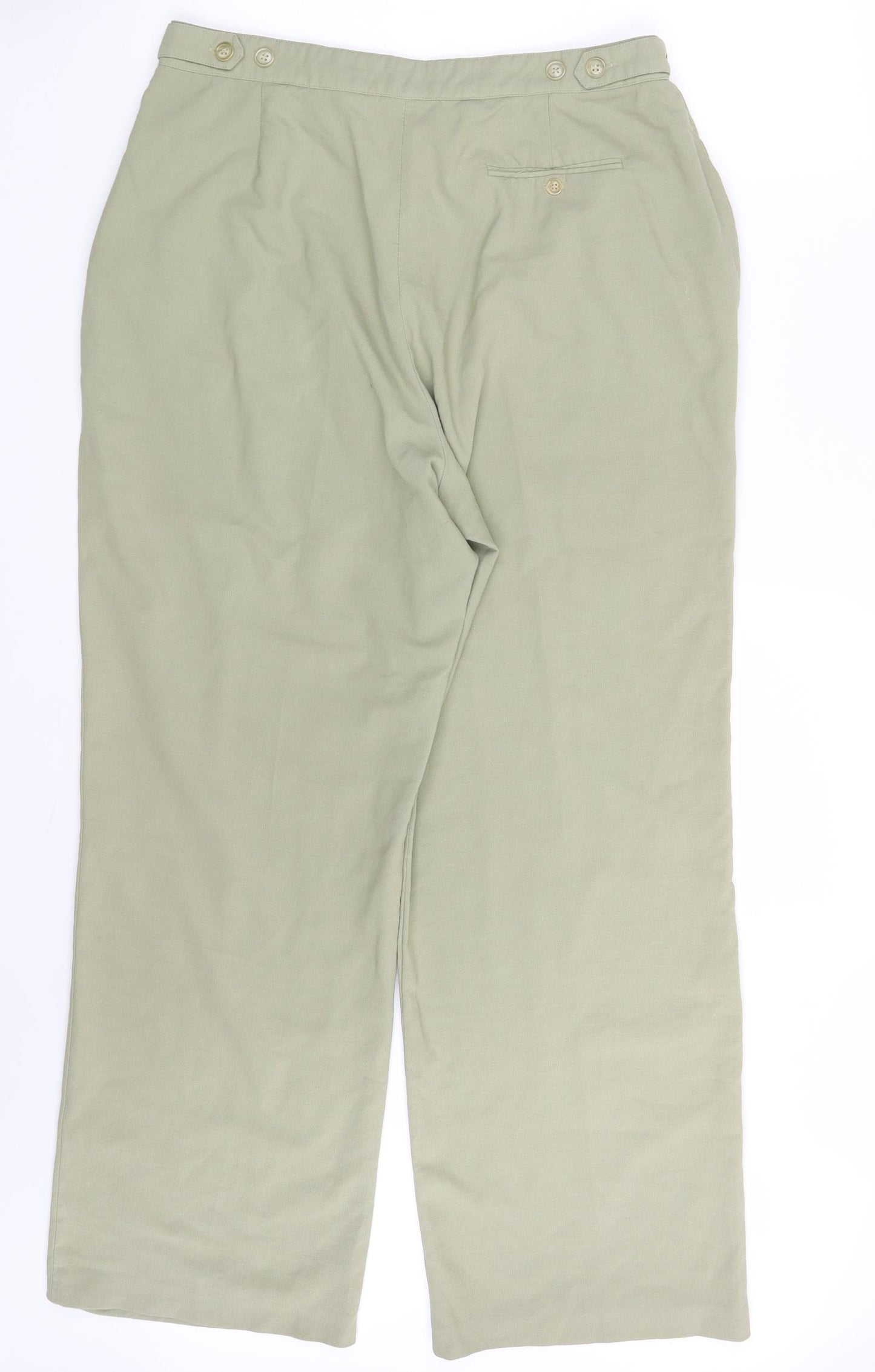 Bonmarché Womens Green   Dress Pants Trousers Size 18 L28 in