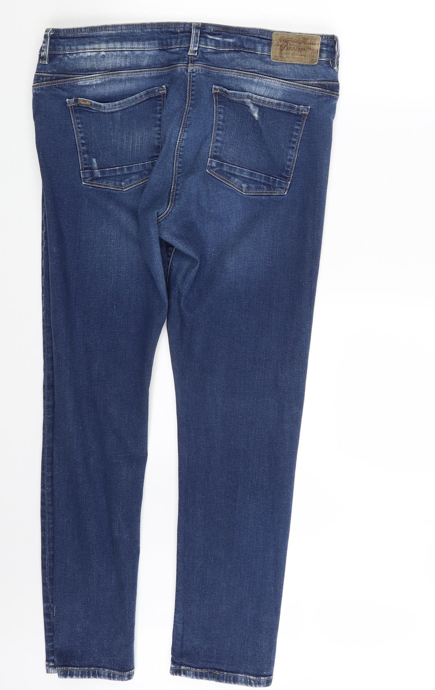 Papaya Womens Blue  Denim Skinny Jeans Size 16 L28 in