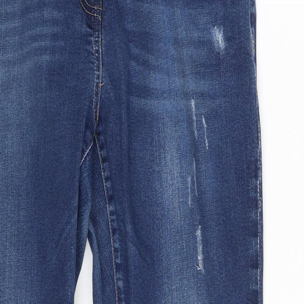 Papaya Womens Blue  Denim Skinny Jeans Size 16 L28 in