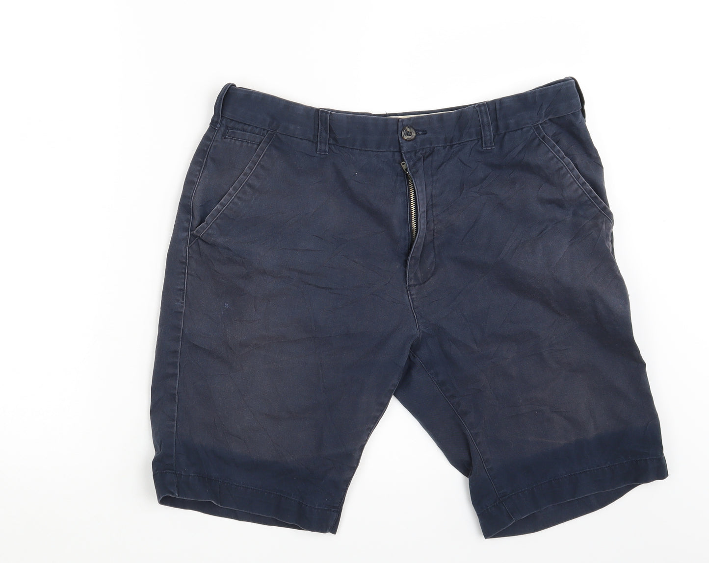 Lincoln Mens Blue   Bermuda Shorts Size 34 in