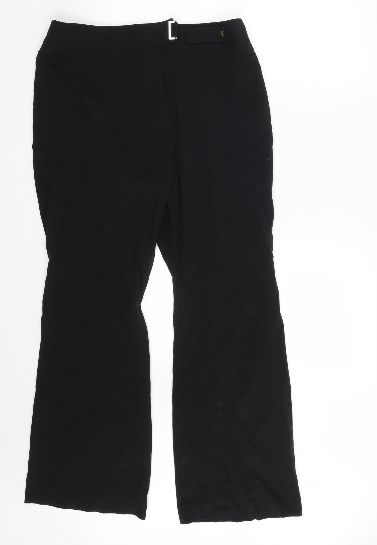 M&S Womens Black   Trousers  Size 14 L29 in