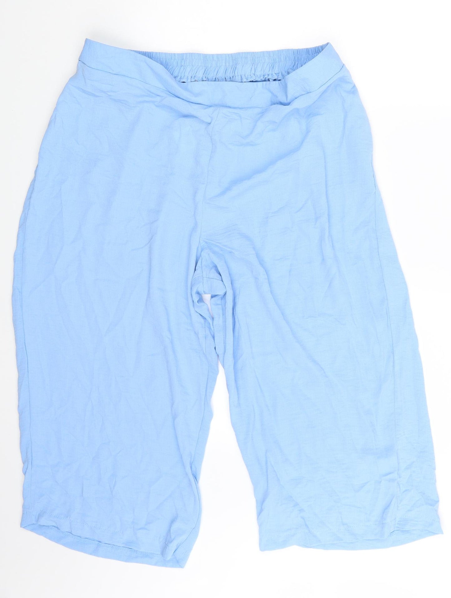 Bonmarché Womens Blue   Cut-Off Shorts Size 20