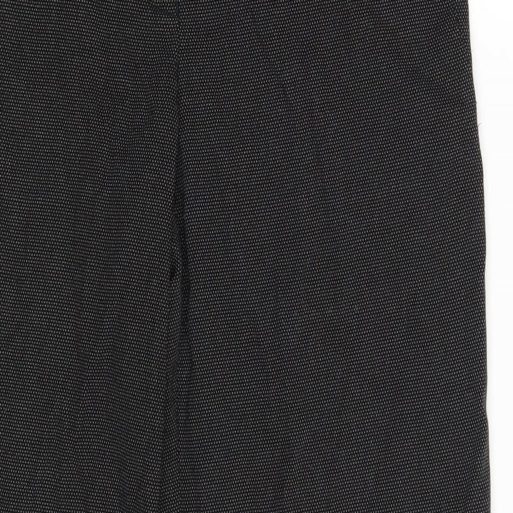 NEXT Womens Black Polka Dot  Dress Pants Trousers Size 12 L29 in