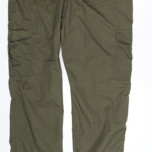 DW Mens Green   Cargo Trousers Size 40 in L32 in